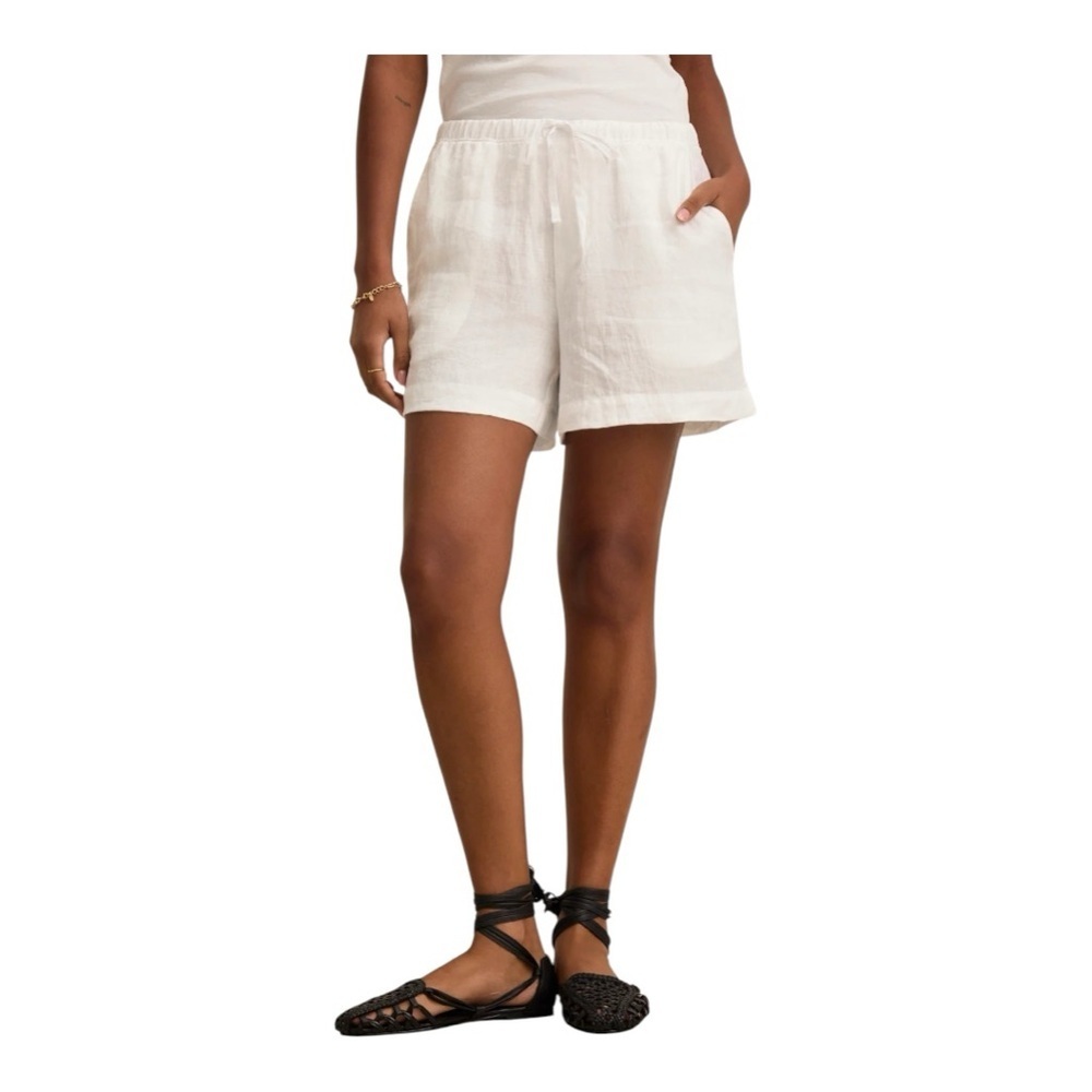 velvet amber linen shorts